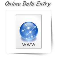 Online/Web Data Entry