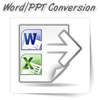 Word/Excel/PPT Conversion