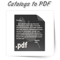 Catalogs to PDF Conversion