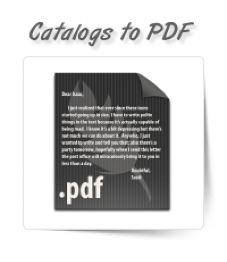 Catalogs to PDF Conversion