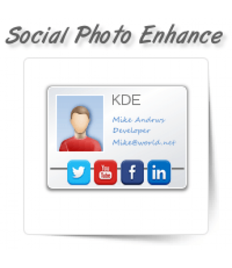 Social Network Profile Photo Enhancement